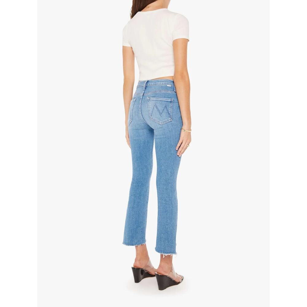 Mother The Insider Crop Step Fray Jeans size 23 - Picture 3 of 7